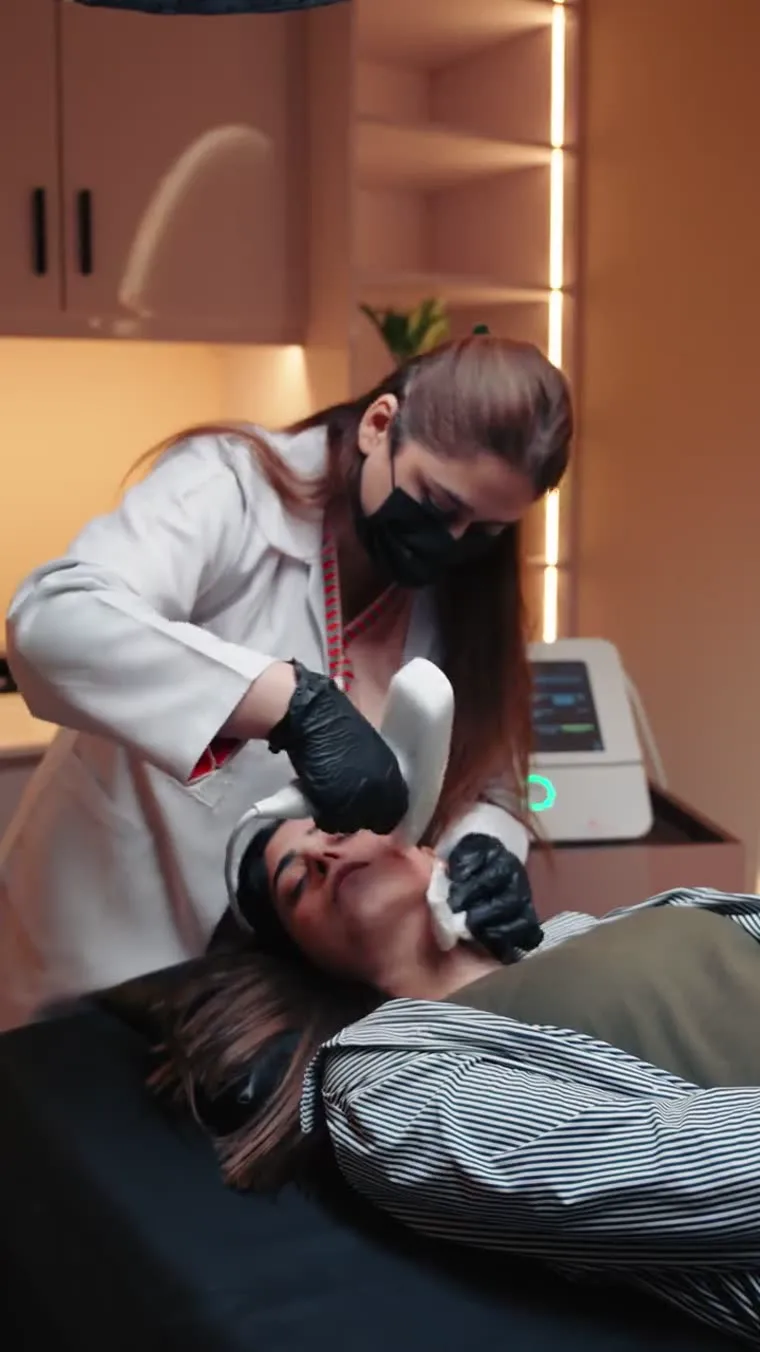 Anti-wrinkle skin rejuvenation session at Venus Aesthetics
